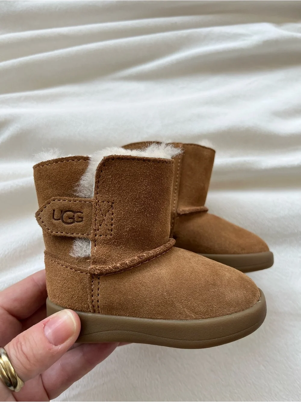 UGG Tan Suede Kids Cozy Boot